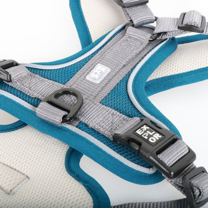 Duvoplus EXPLOR Ultimate Fit No-Pull Tuigje - petrol blue - M - 40-49cm / 49-65cm