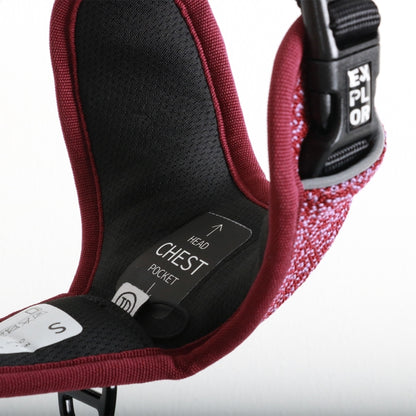 Duvoplus EXPLOR Ultimate Fit No-Pull Tuigje - plum purple - XS - 28-37cm / 32-43cm