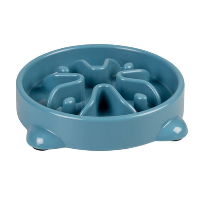 Duvoplus Anti-Schrok Voerbak - Petrolblauw - 1000 ml / 32x32x6 cm