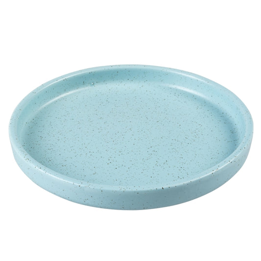 Duvoplus Vlakke Keramiekvoerbak Stone Speckle - Turquoise
