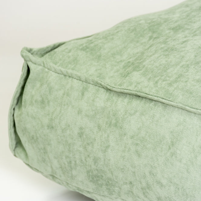 Duvoplus - Velvet rechthoekig kussen - Groen - 116x84x21cm