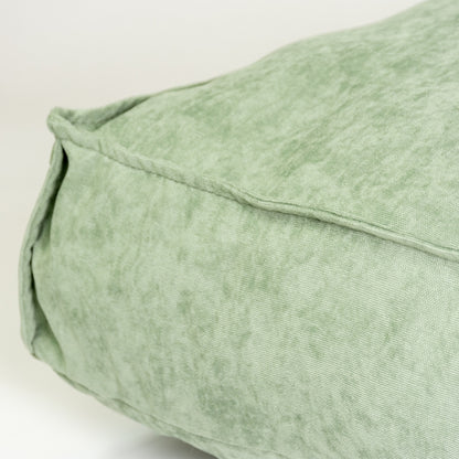 Duvoplus - Velvet rechthoekig kussen - Groen - 116x84x21cm