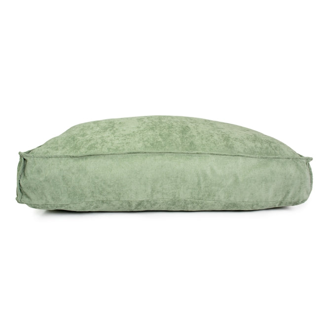 Duvoplus - Velvet rechthoekig kussen - Groen - 116x84x21cm