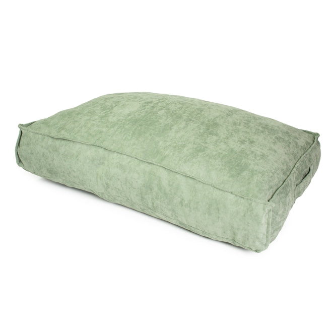 Duvoplus - Velvet rechthoekig kussen - Groen - 116x84x21cm