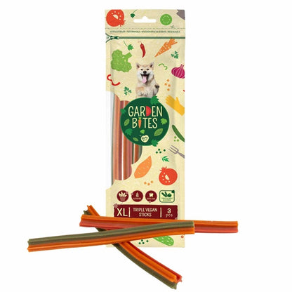 DUVO - Garden Bites Triple Vegan Sticks - M - 15 cm / 12 stuks