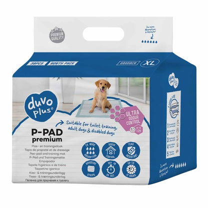 Duvoplus Puppy-onderleggers Premium Geurcontrole - 30 stuks - 60x60cm