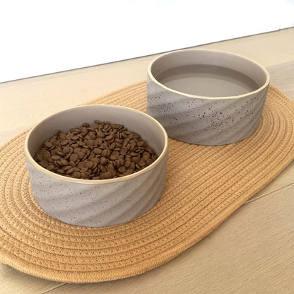 Duvoplus Keramiekbak Stone Wavy Dune - 800ml - 16x16x6cm