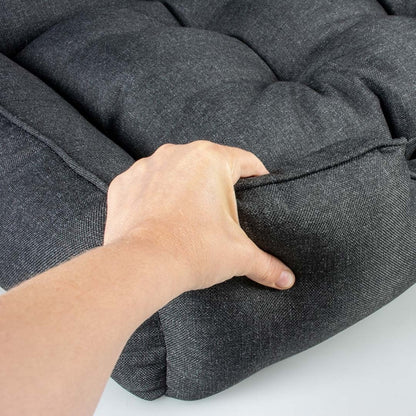 Duvoplus Hondenbed Duratex - donkergrijs - 120x80x25cm