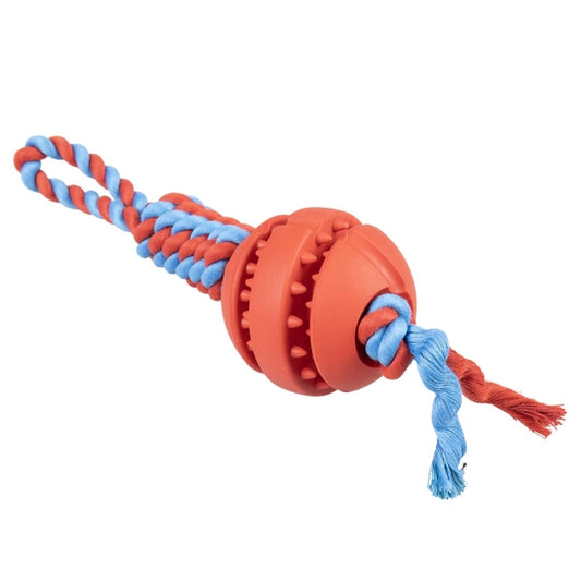 Duvoplus Rubrob Trektouw met Bal - rood