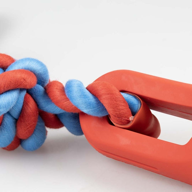Duvoplus Rubrob Trektouw met Stick - rood