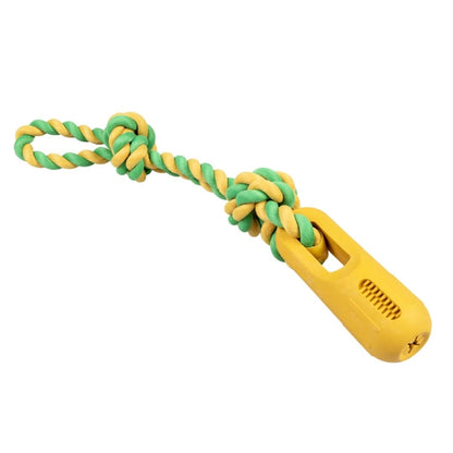Duvoplus Rubrob Trektouw met Stick - geel