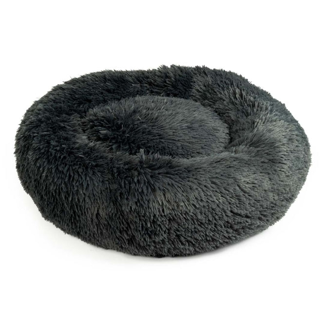 Duvoplus Donut bed Snug - donkergrijs - XL - 100x100x18cm