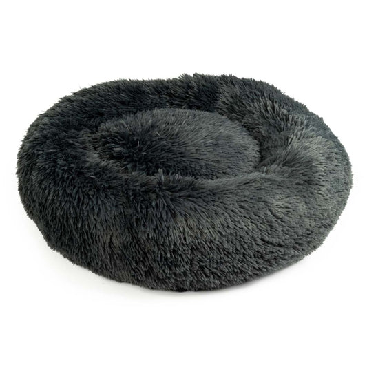 Duvoplus Donut bed Snug - donkergrijs - XL - 100x100x18cm