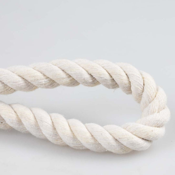 Duvoplus - ECO katoenen touw met 2 lussen - Wit