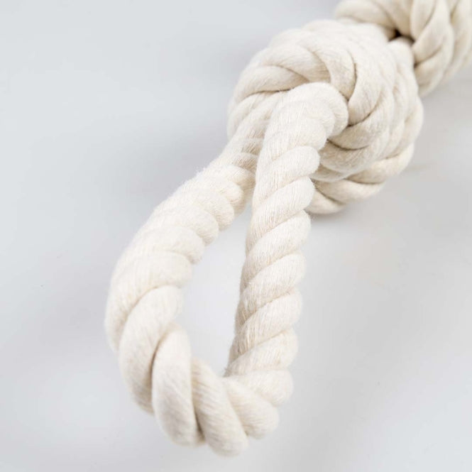 Duvoplus - ECO katoenen touw met 2 lussen - Wit