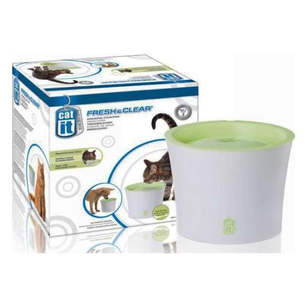 CATIT Fresh+Clear Drinkfontein 3 L - Limoengroen