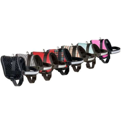 Karlie Teeny-Weeny Mini-Hond Tuig - Rood Geruit / 36-46cm