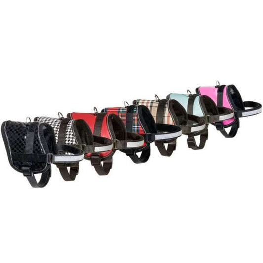 Karlie - Teeny-Weeny Mini Hondentuigje - Beige geruit/26-35cm