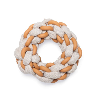 Beeztees Puppy Dental Touwring Mik - 8 x 8 x 3 cm