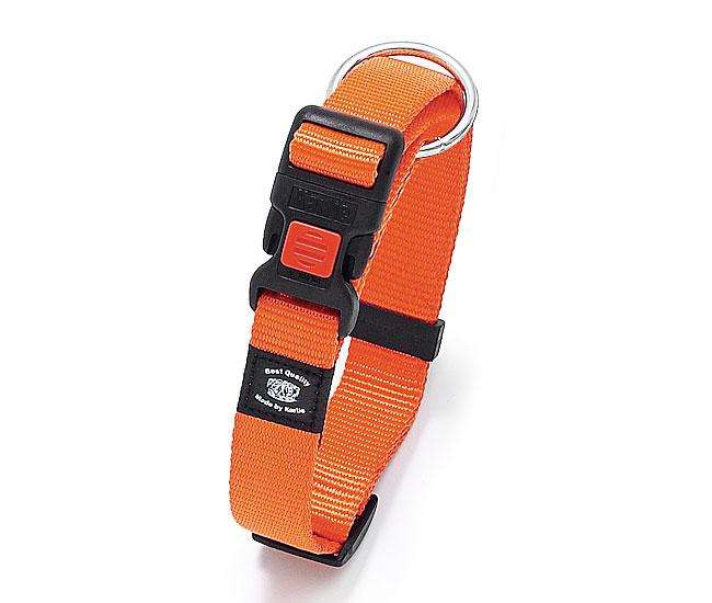 Karlie ASP Halsband Verstelbaar - Oranje - 25 mm, 45-65 cm