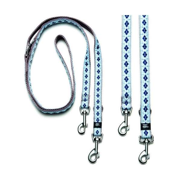 Karlie Art Joy Plus Looplijn RHOMBUS - Blauw - 200cm x 15mm