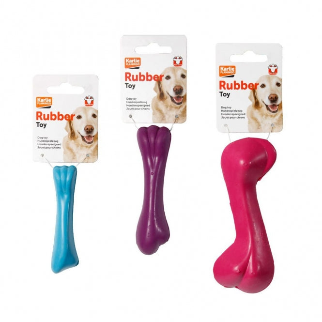 Karlie Flamingo massief rubberen bot - 14 cm