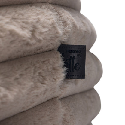 Designed by Lotte Hondenbed Reza - rond, beige - 95 x 20 cm
