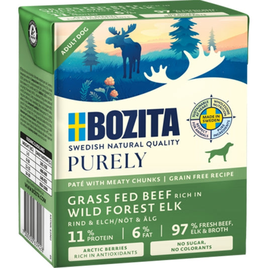 Bozita Tetra Purely Paté Rund & Eland - 370g