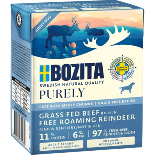 Bozita Tetra Purely Paté Rund & Rendier - 370g