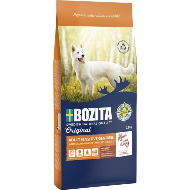 Bozita Original Adult Sensitive Skin & Coat - 12 kg