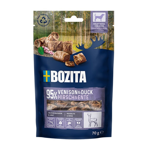 Bozita Meaty Bites Hert & Eend - 70g