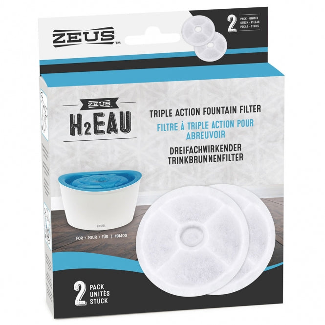 ZEUS H2EAU Triple Action Filter - set van 2