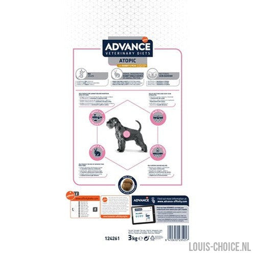 Advance Veterinary Diet Dog Atopic Gevoelige Huid Graanvrij / Derma-ADVANCE VETERINARY DIET-Louis Choice