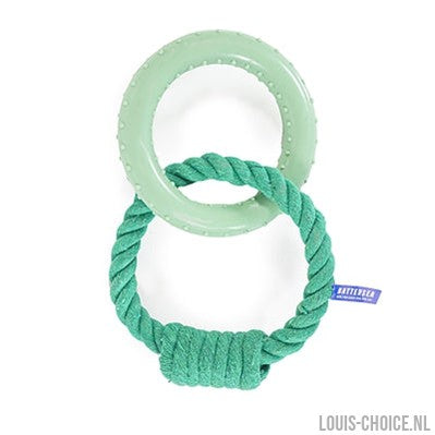 Battersea Ring Rubber / Touw Groen-BATTERSEA-Louis Choice