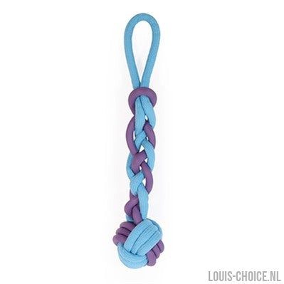 Battersea Touw / Rubber Tug Blauw-BATTERSEA-Louis Choice