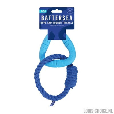 Battersea Triangel Rubber / Touw Blauw-BATTERSEA-Louis Choice