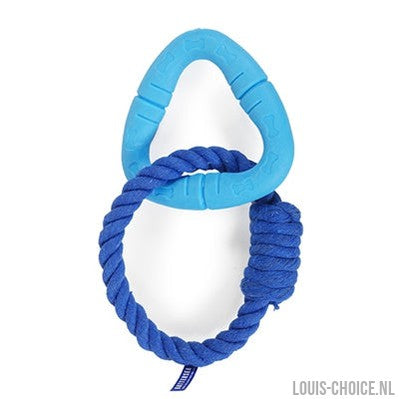 Battersea Triangel Rubber / Touw Blauw-BATTERSEA-Louis Choice