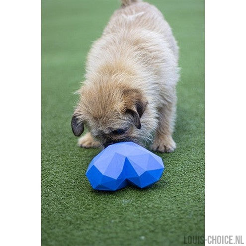 Battersea Voerbal Hart Rubber Blauw-BATTERSEA-Louis Choice