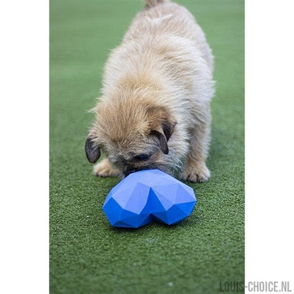 Battersea Voerbal Hart Rubber Blauw-BATTERSEA-Louis Choice