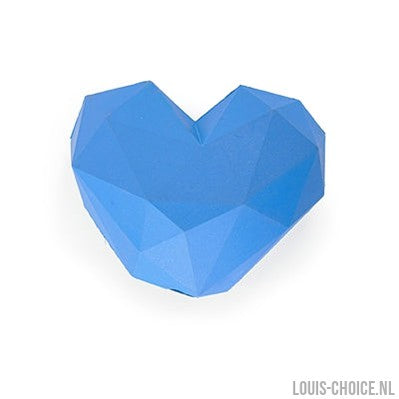 Battersea Voerbal Hart Rubber Blauw-BATTERSEA-Louis Choice