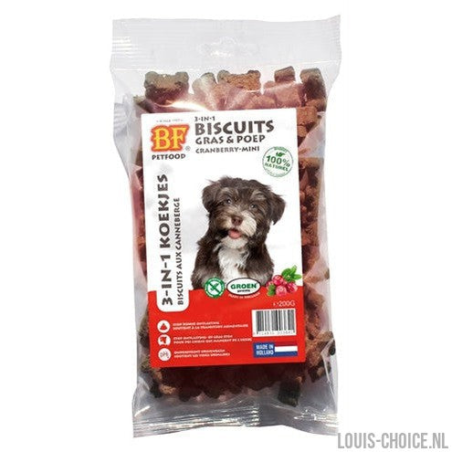 Bf Petfood 3 In 1 Hondenkoekjes Met Cranberry Mini-BF PETFOOD-Louis Choice