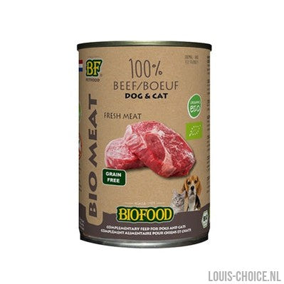 Bf Petfood Organic Hond Rund Menu Blik-BF PETFOOD-Louis Choice