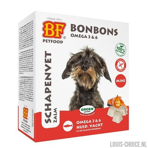 Bf Petfood Schapenvet Mini Bonbons Zalm-BF PETFOOD-Louis Choice
