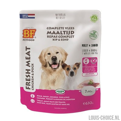 Bf Petfood Vleesvoeding Eend Worst-BF PETFOOD-Louis Choice