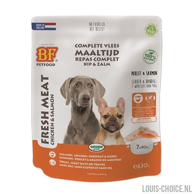 Bf Petfood Vleesvoeding Zalm Worst-BF PETFOOD-Louis Choice