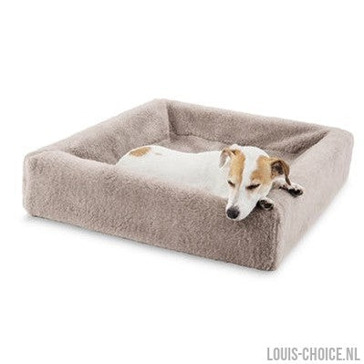 Bia Bed Fleece Hoes Hondenmand Taupe-BIA-Louis Choice