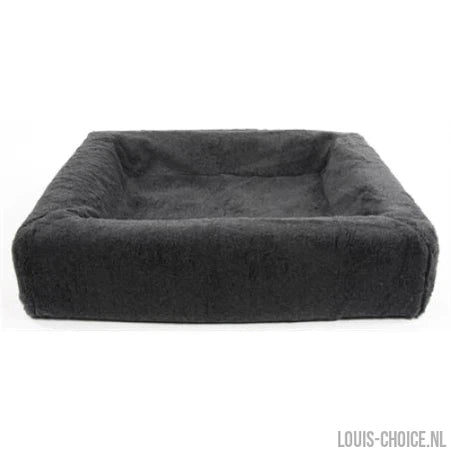 Bia Bed Fleece Overtrek Hondenmand Grijs-BIA BED-Louis Choice
