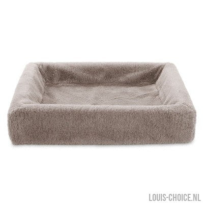 Bia Bed Fleece Overtrek Hondenmand Taupe-BIA BED-Louis Choice