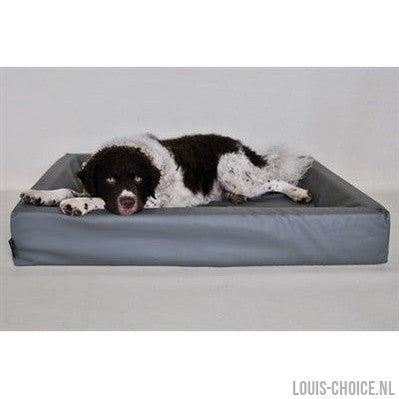 Bia Bed Kunstleer Hoes Hondenmand Grijs-BIA-Louis Choice