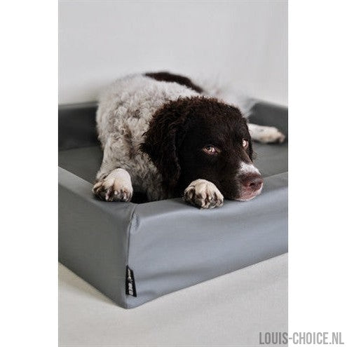 Bia Bed Kunstleer Hoes Hondenmand Grijs-BIA-Louis Choice